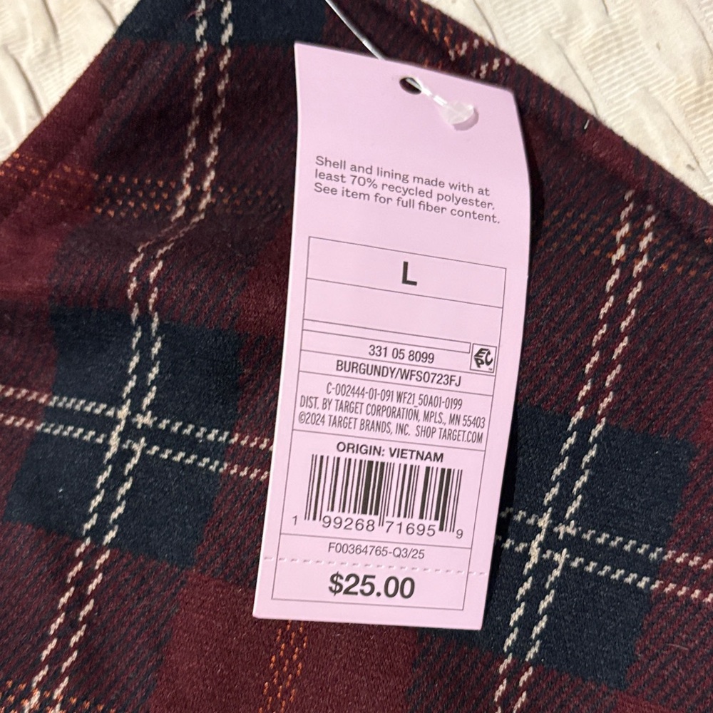 Wild Fable Tartan Mini Skirt in Red and Black - Picture 3 of 6